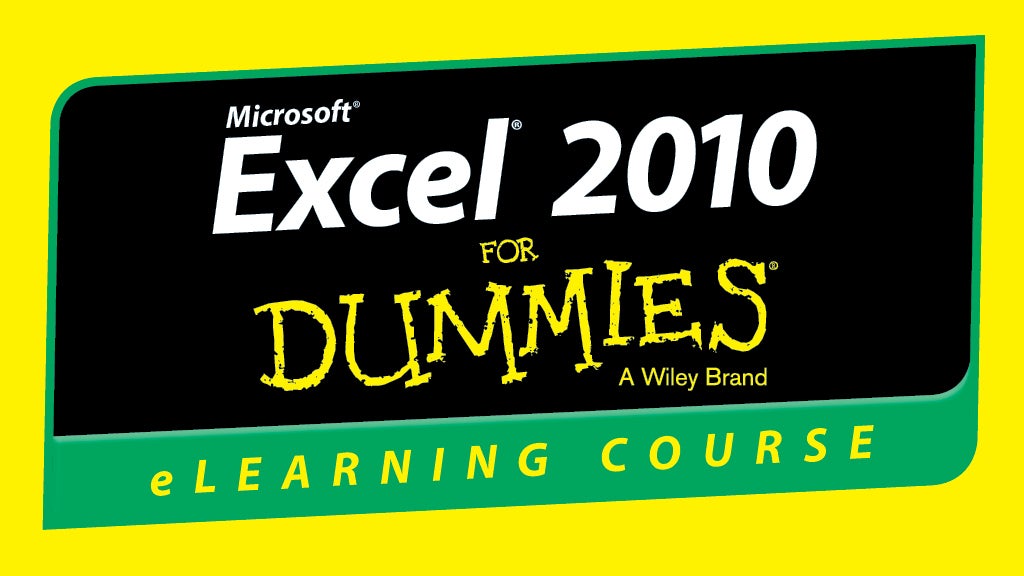 2010 office for dummies OpenSesame Basics  by for Excel  Training Course Dummies 2010 Wiley