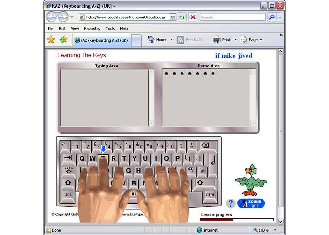 KAZ Keyboard Typing - Learn How To Touch Type In 90 Minutes Training ...