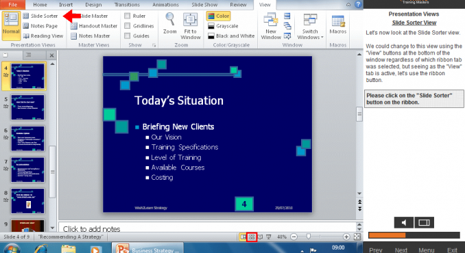 PowerPoint 2010 - Screen Components, Presentation Views And PowerPoint ...