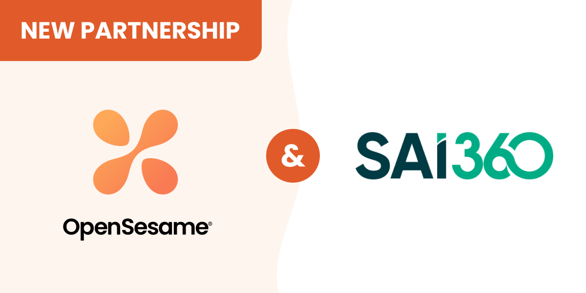 OpenSesame and SAI360 Announce Partnership to Bring Expanded Ethics and Compliance Training to Global Audience