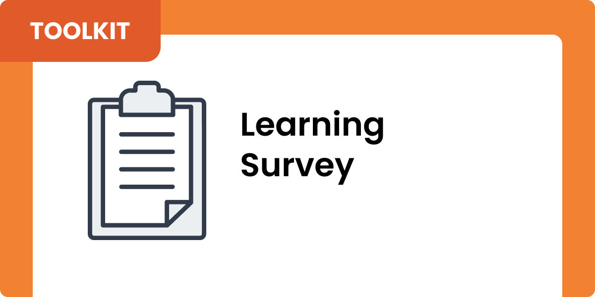 Learning survey toolkit