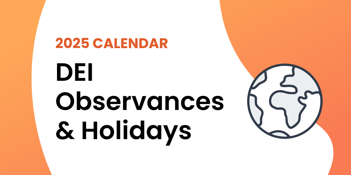 2025 DEI Holidays and Observances Course Calendar